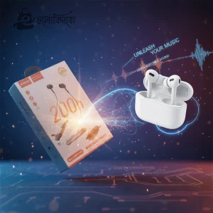 Recrsi RE-NY060 200 Hours Bluetooth Neckband & AirPods Pro 2nd Generation ANC White Edition Combo-0110202502